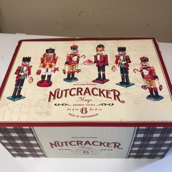 Williams Sonoma Nutcracker Mugs set of 6 - 2 of 3 - Picture 1 of 5